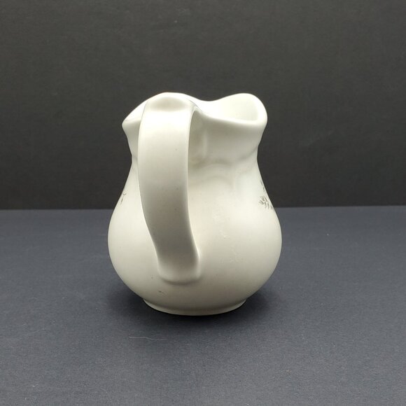 Pfaltzgraff Heirloom Creamer & Sugar Bowl with Lid Gray White Floral Creamer Set - Picture 11 of 12